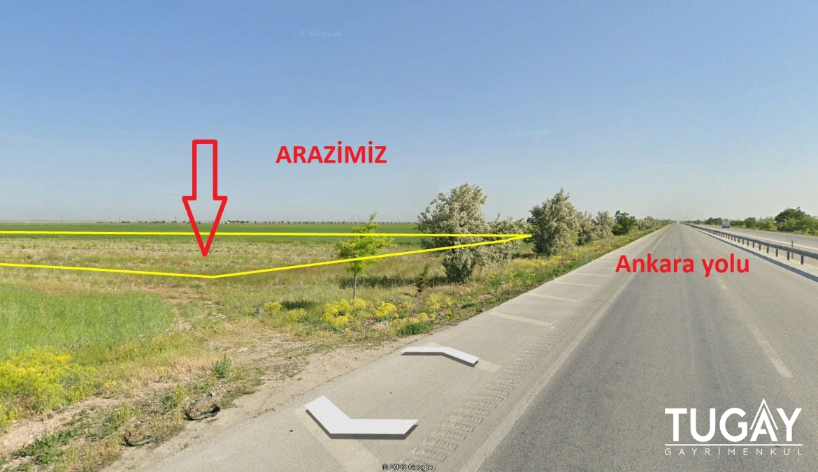 Ankara Yoluna Cephe Hesaplı Müstakil Satılık Arazi